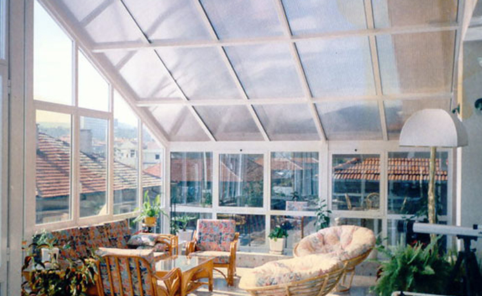 Multiwall Polycarbonate Sunroom panels